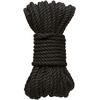 Doc Johnson Bind and Tie Hemp Rope 6mm x 30ft Juodas - Durable Natural Fiber