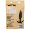Doc Johnson Anal Plug 8 cm - Tapered Silicone, Compact Size, Juodas