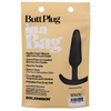 Doc Johnson Classic Series Tapered Plug 10 cm Juodas - Compact Model