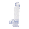 Doc Johnson Jelly Jewels 6" Ruby Model with Suction Cup Base