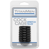 Doc Johnson TitanMen Support Cage TPE Juodas - Anatomical Ring System