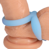 Doc Johnson Rock Solid Dual Enhancer Silicone Double Support Ring Juodas