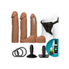Doc Johnson Vac-U-Lock Dual Density ULTRASKYN Strap-On Set 3 Attachments