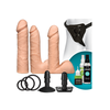 Doc Johnson Vac-U-Lock ULTRASKYN Dual Density Strap-On Set 3 Attachments