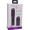 Doc Johnson Elite Mini Intimate Device Rožinė 4cm Rechargeable Silicone