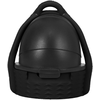 Doc Johnson Rock Solid EZ Top Cap Large Juodas - Leak-Proof One-Handed System