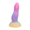 Doc Johnson Fantasy Fuckers Dragon Tongue Glow-in-the-Dark Silicone Model Multicolor