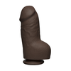 Doc Johnson Fat D 8" FIRMSKYN Intimate Model with Suction Cup, rusvai gelsvas