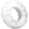 Doc Johnson Rock Solid Fat Tire Wide Silicone Ring with Textured Surface Juodas