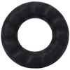 Doc Johnson Rock Solid Fat Tire Silicone Wide Ring with Tread Pattern, Juodas