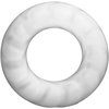 Doc Johnson Rock Solid Fat Tire Wide Silicone Ring with Textured Surface Juodas