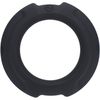 Doc Johnson FLEXISTEEL Silicone &amp; Metal Support Ring 43mm - Juodas, Dual Layer System