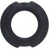 Doc Johnson FLEXISTEEL Juodas Silicone Ring with Metal Core 35mm - Enhanced Durability