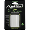 Doc Johnson Glow Helping Head Sleeve Frost/Žalias Glow Silicone Mini