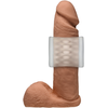 Doc Johnson Glow Helping Head Sleeve Frost/Žalias Glow Silicone Mini