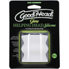 Doc Johnson Glow Helping Head Silicone Sleeve Frost/Žalias Glow