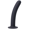 Doc Johnson Harness Set with Slim Silicone Attachment, Juodas Vegan Leather