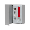 Doc Johnson iPlease Mini Vibrator Raudona - Compact USB Rechargeable Model