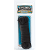Doc Johnson Japanese Cotton Rope 10m - Soft Textile, Juodas