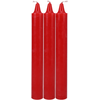 Doc Johnson Japanese Drip Candles Raudona - 3-Pack Sensation Play Set