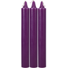 Doc Johnson Japanese Drip Candles Violetinė 3-Pack - Body-Safe Wax