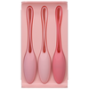Doc Johnson Kegel Trainer Set Silicone Pelvic Floor Exercise Balls 3pcs