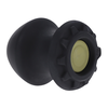 Doc Johnson Oxballs Kum Keeper Medium Juodas - Silicone Plug with Removable Stopper