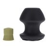 Doc Johnson Oxballs Kum Keeper Plug Small Juodas - Flexible Silicone System