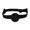 Doc Johnson Max Comfort Gag Juodas - Flexible Silicone Jaw Support