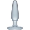 Doc Johnson Crystal Jellies Medium Silicone Plug, Clear, 12.7 cm