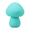 Doc Johnson CalExotics Mushroom Vibe Silicone Rechargeable Massager Teal Žalias