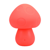 Doc Johnson Blush Novelties Mushroom Vibe Silicone Rechargeable Peach, Compact Model