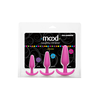 Doc Johnson Mood Naughty 1 Silicone Anal Trainer Set 3pcs Juodas