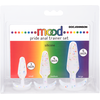 Doc Johnson Mood Naughty Trainer Set Silicone Rainbow 3 Sizes