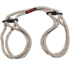 Doc Johnson Restrain Bind Tie 6mm Hemp Soft Cuffs for Wrists or Ankles Natural