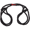 Doc Johnson Restrain Bind Tie 6mm Hemp Cuffs Juodas - Adjustable Wrist or Ankle Model