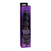 Doc Johnson Juodas Magic Ribbed Vibrator 18cm Velvet Touch Juodas