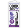 Doc Johnson Silicone Adjustable Intimate Ties Set Juodas &amp; Violetinė
