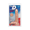 Doc Johnson The D Super D 8" Dual Density ULTRASKYN, Suction Base, rusvai gelsvas