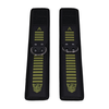 Doc Johnson Kink Tactical Ankle Cuffs Juodas/Žalias Neoprene Adjustable
