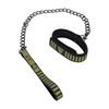 Doc Johnson Tactical Adjustable Collar &amp; Leash Set Juodas-Žalias Neoprene