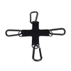Doc Johnson Tactical Hogtie System Juodas - Silicone &amp; Steel Restraint Set