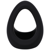 Doc Johnson Rock Solid The Stretcher Dual Support Silicone Ring Juodas