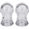 Doc Johnson Tweak Nipple Sucker Set Transparent Design 2 pcs