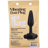 Doc Johnson Vibrating Anal Plug 10-Function 4" Silicone Juodas