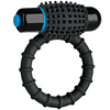 Doc Johnson CalExotics Vibrating Ring Juodas 10-Function Silicone Intimate Device