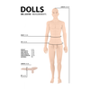 Dolls By Shots Shots Justin Life-Size Posable TPE Ekranas Model with Heating System 168cm