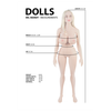 Dolls By Shots Shots Mandy Standing Life-Size Anatomical Doll TPE Flexible System