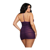 Dreamgirl Chemise &amp; G-String Diamond Mesh Set Juodas Lingerie