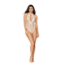 Dreamgirl Teddy Diamond Stretch Lace One Size Baltas